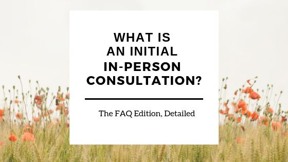 initial in-person consultation