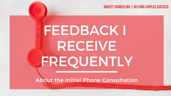feedback about Initial Phone Consultation