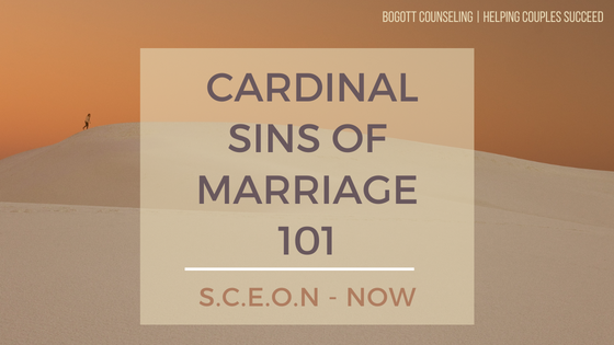 Cardinal Sins of Marriage