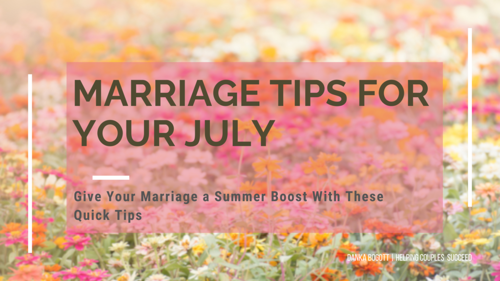 Give your marriage a summer boost with these quick tips! 