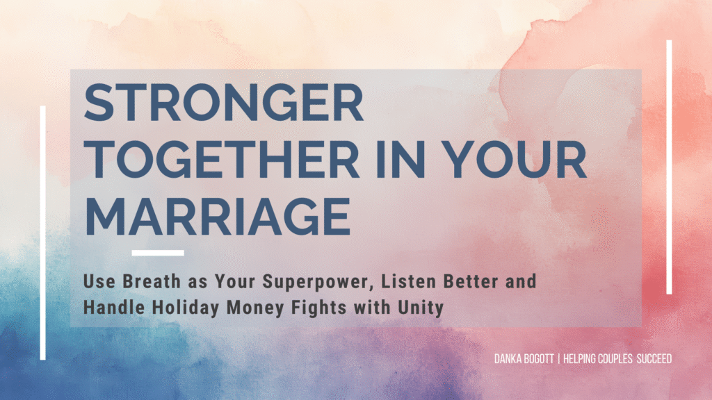 Be stronger, together in your marriage. 
