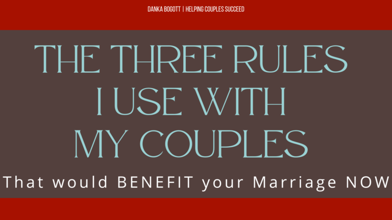 My Three Rules To Adopt In Your Marriage - Bogott Counseling